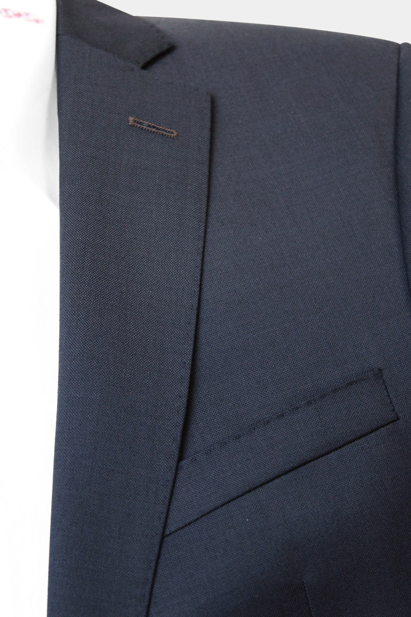 Giacca Uomo CARL GROSS K-AMF-Shane SS - Blu Elegante Con Tasche E Fodera A Righe - Abito Leggero E Raffinato